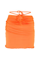 Declara-Marigold Floral Skirt-Etek-5-Milagron.com