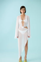 Declara-Moon Flower Cover Up-Elbise-1-Milagron.com