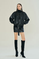 Declara-Nightfall Leather Bomber-Ceket-1-Milagron.com