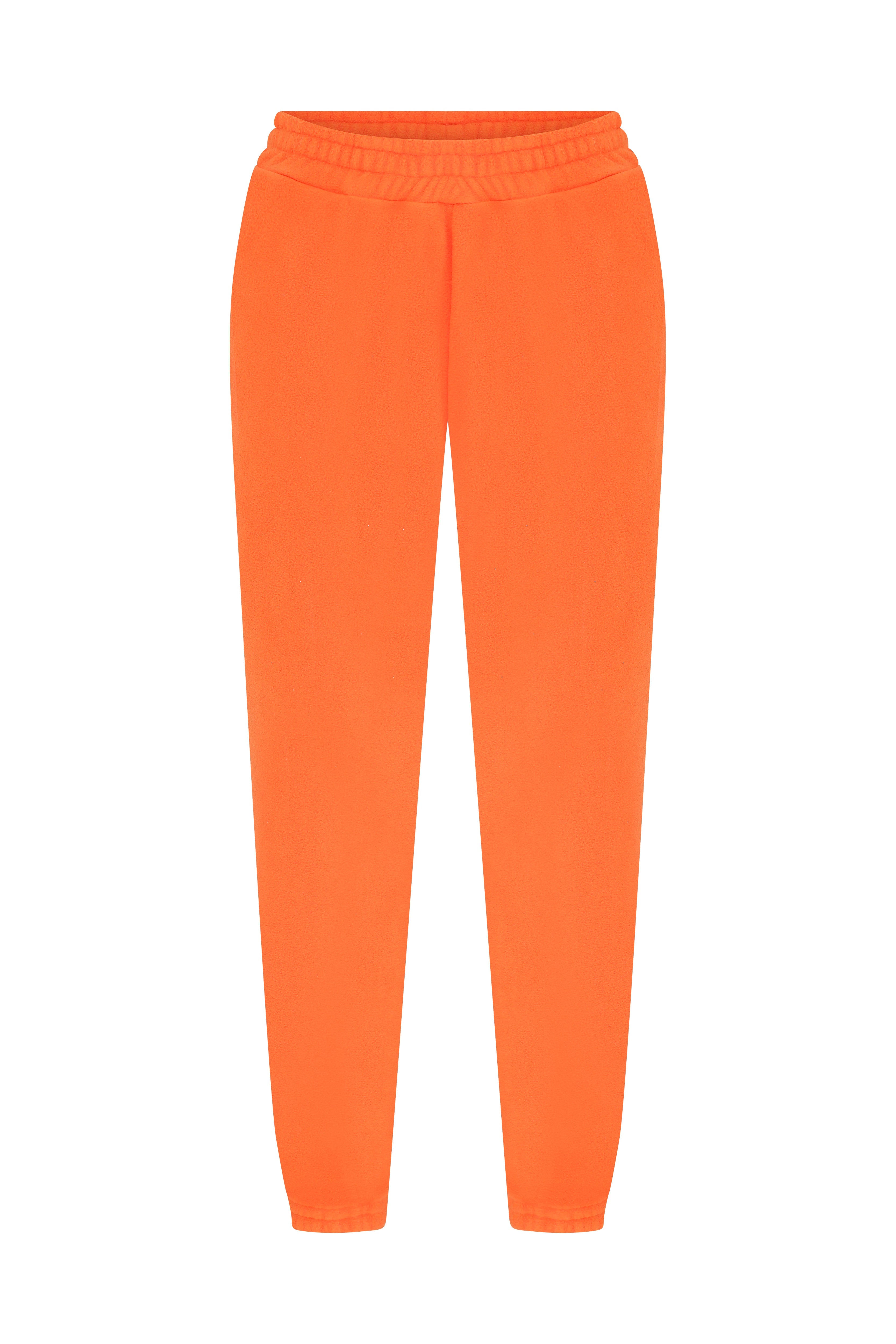 Declara-Orange Polar Sweatpants-1-Milagron.com