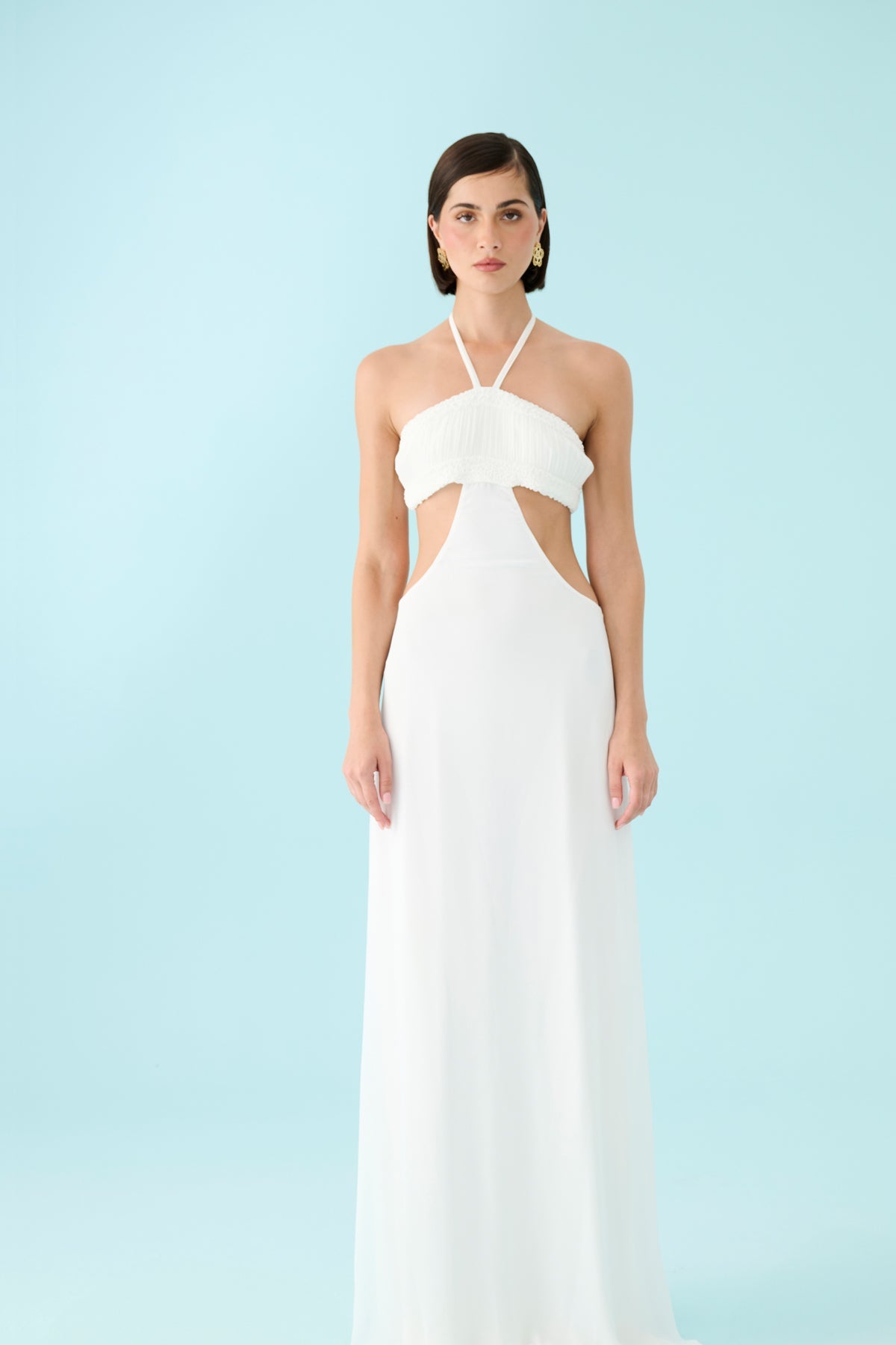 Declara-Pearl Blossom Dress-1-Milagron.com