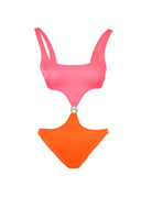 Declara-Pink Orange Swimsuit-Bikini & Mayo-1-Milagron.com