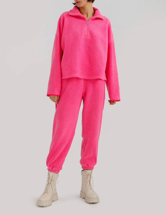 Declara-Pink Polar Sweatpant-1-Milagron.com