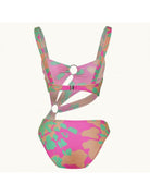Declara-Pink Tie Dye Swimsuit-Bikini & Mayo-2-Milagron.com