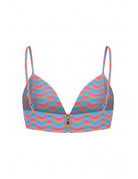 Declara-Pink Wavy Bra Top-2-Milagron.com