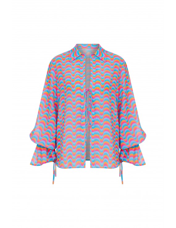 Pink Wavy Shirt
