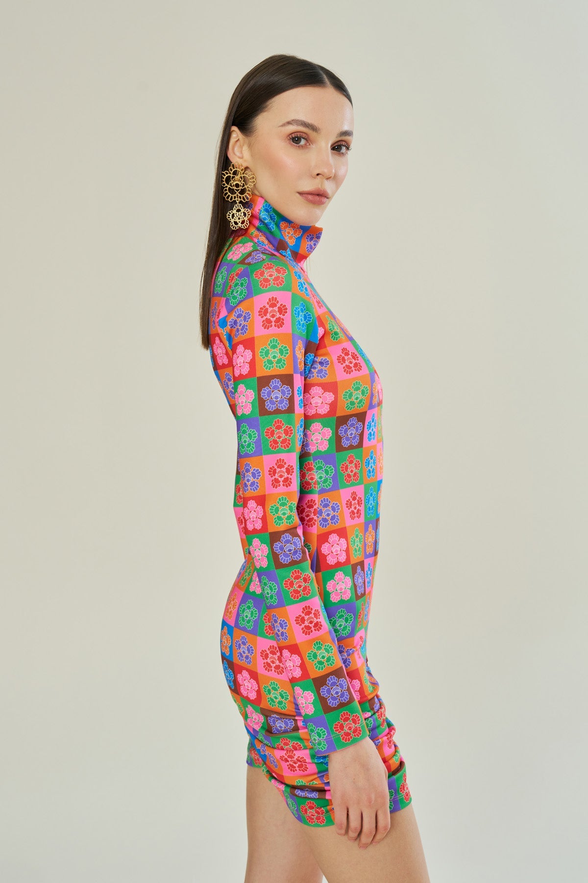 Declara-Polychrome Icon Dress-Elbise-2-Milagron.com