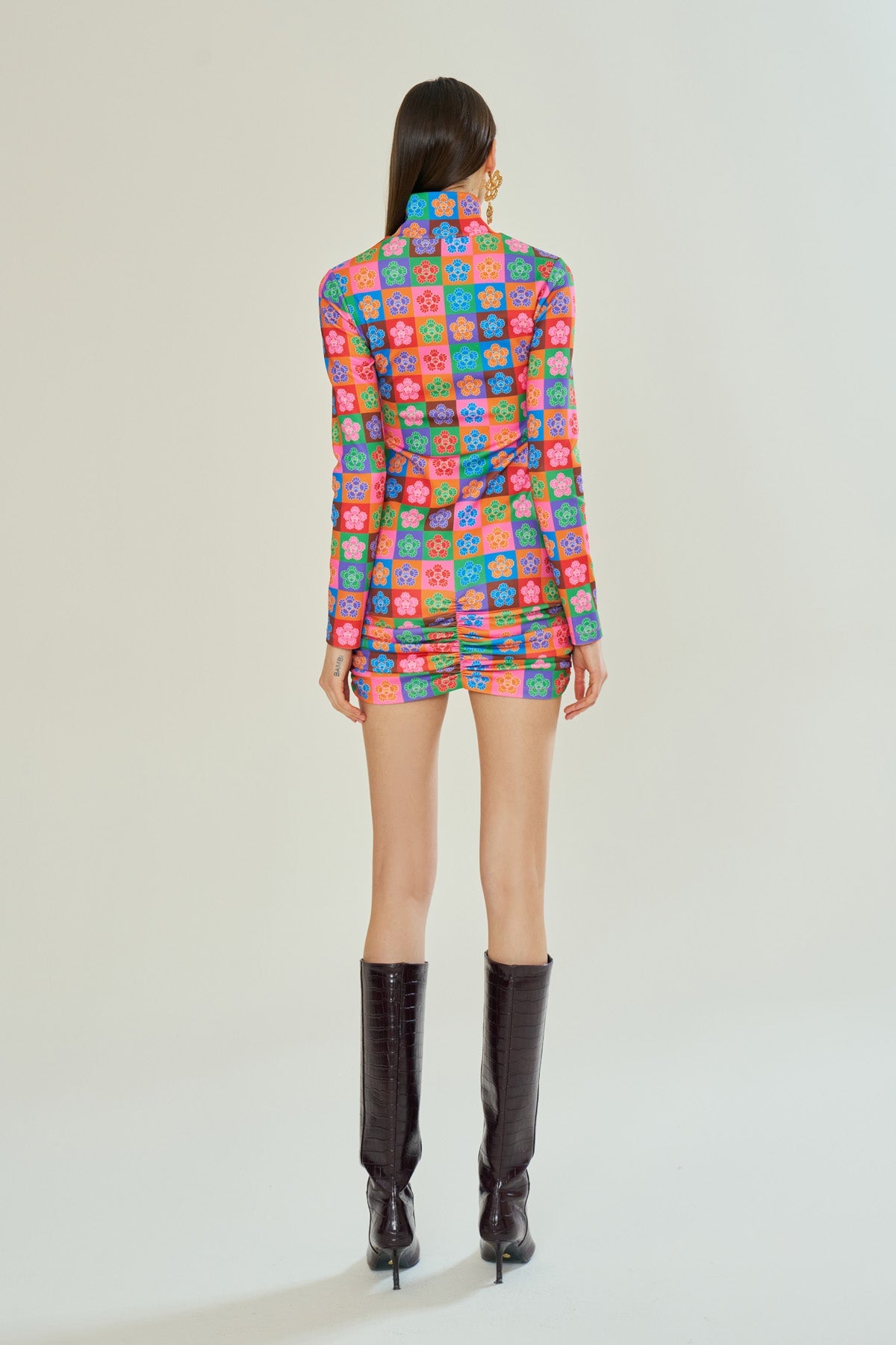 Declara-Polychrome Icon Dress-Elbise-3-Milagron.com