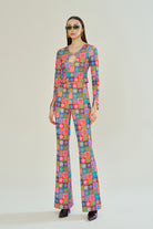 Declara-Polychrome Icon Flare Pants-Pantolon-1-Milagron.com