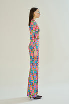 Declara-Polychrome Icon Flare Pants-Pantolon-3-Milagron.com