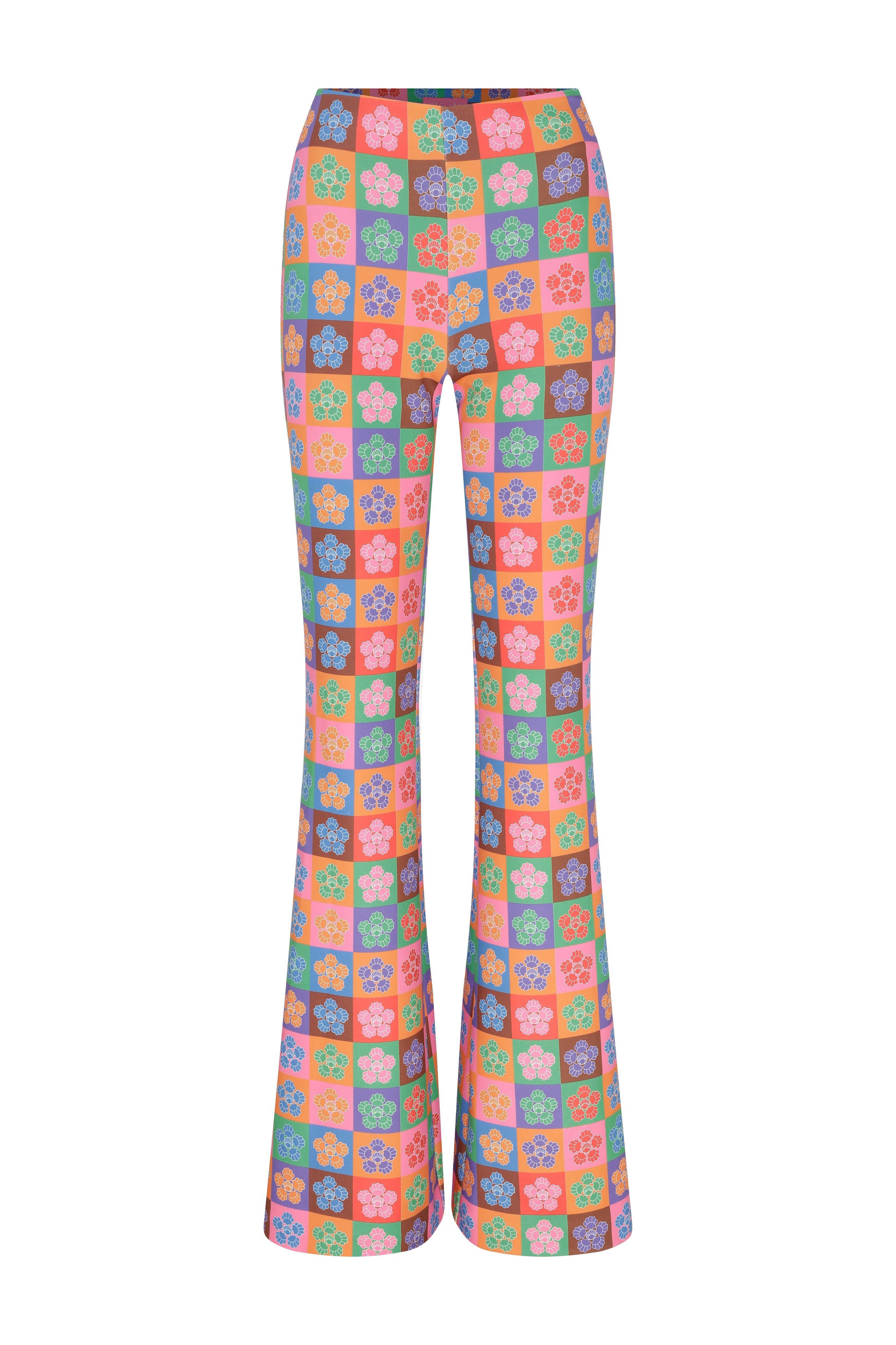 Declara-Polychrome Icon Flare Pants-Pantolon-4-Milagron.com