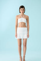 Declara-Sage Floral Skirt-1-Milagron.com