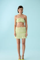 Declara-Sage Floral Skirt-5-Milagron.com