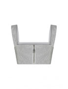 Declara-Silver Glitter Top-2-Milagron.com