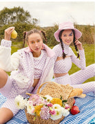 Declara-Sparkle Checkered Legging-3-Milagron.com