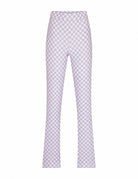 Declara-Sparkle Checkered Pant-1-Milagron.com