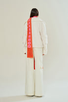 Declara-Sun Kissed Floral Knit Scarf-Atkı-3-Milagron.com