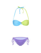 Declara-Two Colored Bikini Set-1-Milagron.com