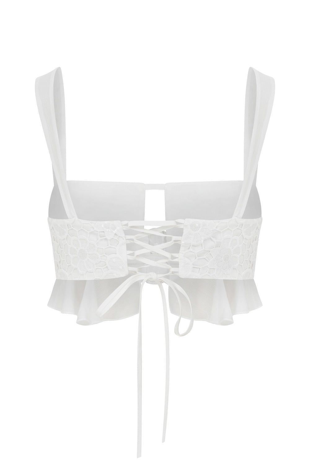 Declara-White Dehlia Top-2-Milagron.com