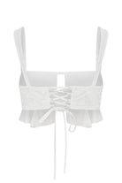 Declara-White Dehlia Top-2-Milagron.com