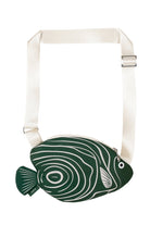 Design Vira-Green Emperor Angelfish-Bel Çantası-2-Milagron.com