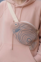 Design Vira-Pink Emperor Angelfish-Bel Çantası-1-Milagron.com