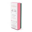 Designwork Ink-Colour Block İkili Tükenmez Kalem Seti Red, Orange & Emerald-Roller Kalem-1-Milagron.com