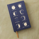 Designwork Ink-Design Works Ink Kumaş Kaplı Moon Phases Defter-Defter-1-Milagron.com