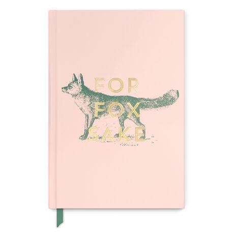 Designwork Ink-Design Works Ink Vintage Sass Hardcover Journal For Fox Sake Defter-Defter-1-Milagron.com