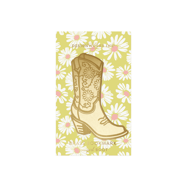 Designwork Ink-Design Works Jumbo Metal Kitap Ayracı Cowgirl Boot-Kitap Ayracı-1-Milagron.com