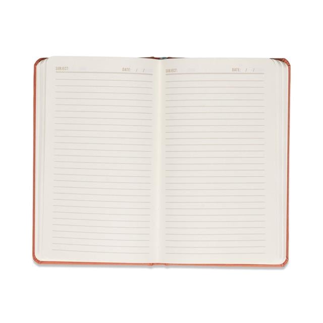 Designwork Ink-Designworks Ink Celestial Bookcloth Journal Defter Terracotta Sun-Çizgili-2-Milagron.com