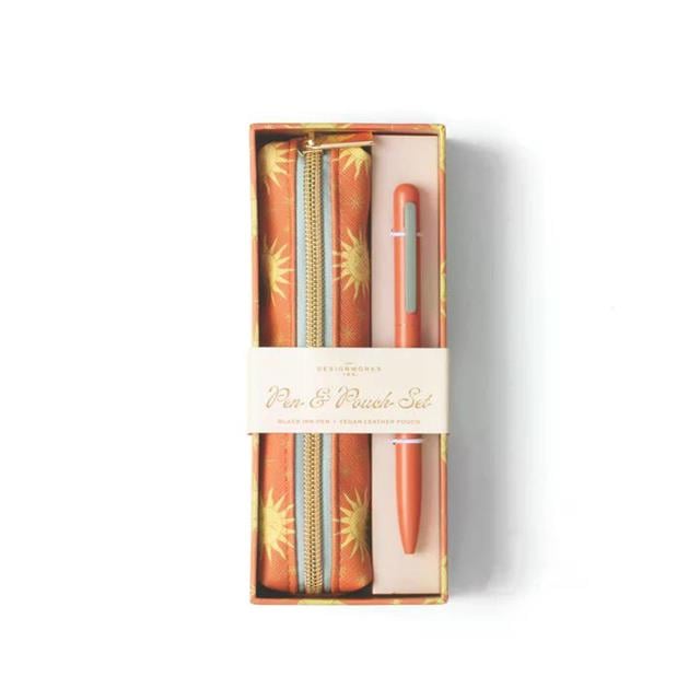 Designwork Ink-Designworks Ink Kalem & Kalemlik Seti Terracotta Sun-Kalemlik-1-Milagron.com