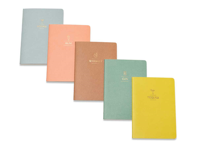 Designworks Ink Kokteyl Tarifleri 5'Li Defter Seti