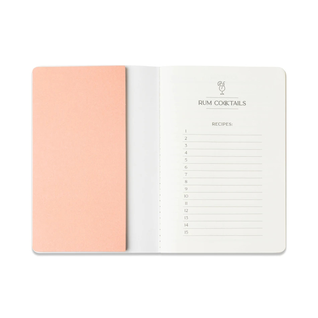 Designworks Ink Kokteyl Tarifleri 5'Li Defter Seti