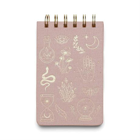 Designworks Ink Twin Wire Bookcloth Notepad - Mystic Icons Not Defteri