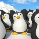 Dhink-Silikon şarjlı Gece Lambası Penguen-Gece Lambası-8-Milagron.com