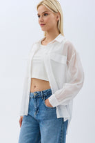 Diagonal-Arkadan Bağlamalı Gömlek (Ekru)-GÖMLEK-4-Milagron.com