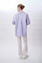 Diagonal-Arkası Uzun Oversize Gömlek (Lila)-GÖMLEK-3-Milagron.com