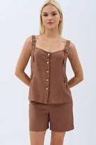 Diagonal-Askıları Tokalı Bluz-Bluz-1-Milagron.com