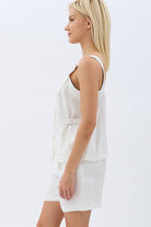 Diagonal-Askıları Tokalı Bluz-Bluz-7-Milagron.com