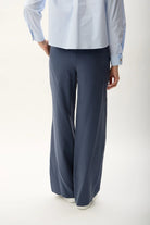 Diagonal-Bağcıklı Rahat Kesim Pantolon-Pantolon-7-Milagron.com