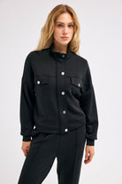 Diagonal-Balıkçı Yaka Ceket-CEKET , Sweatshirt-5-Milagron.com