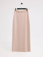 Diagonal-Bej Triko Etek-Etek-4-Milagron.com