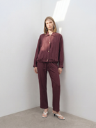 Beli Ayarlanabilir Bomber Ceket Bordo