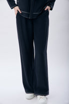 Diagonal-Beli Lastikli Cepli Pantolon-Pantolon-1-Milagron.com