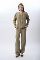 Diagonal-Beli Lastikli Cepli Pantolon-Pantolon-1-Milagron.com