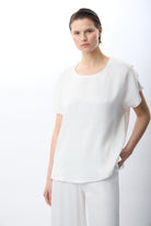 Diagonal-Bisiklet Yaka Bluz-Bluz-1-Milagron.com