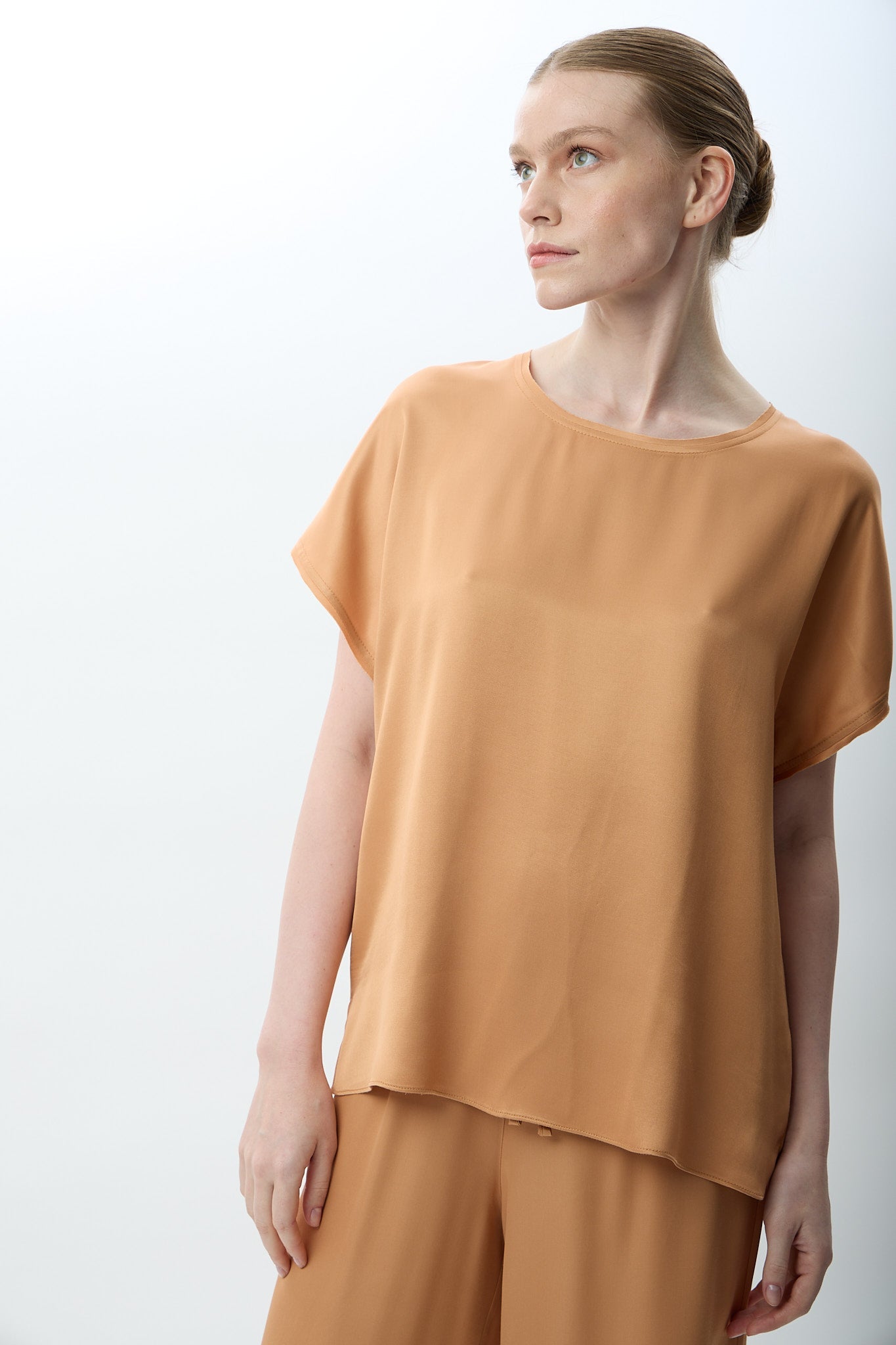 Diagonal-Bisiklet Yaka Bluz-Bluz-1-Milagron.com