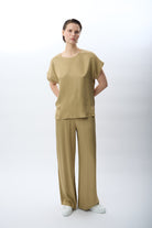 Diagonal-Bisiklet Yaka Bluz-Bluz-2-Milagron.com