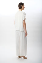 Diagonal-Bisiklet Yaka Bluz-Bluz-4-Milagron.com